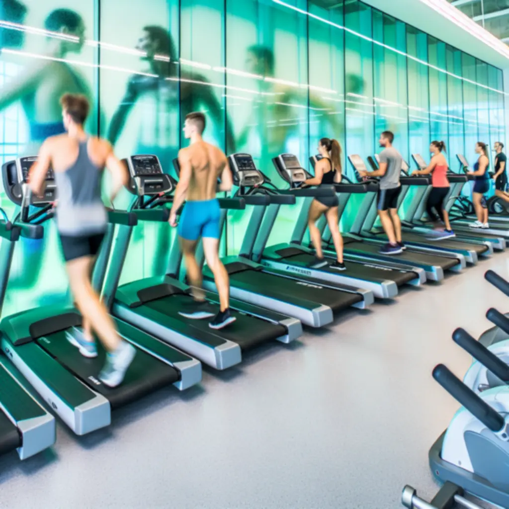 Kardió gépek használat közben a FitZoone-ban