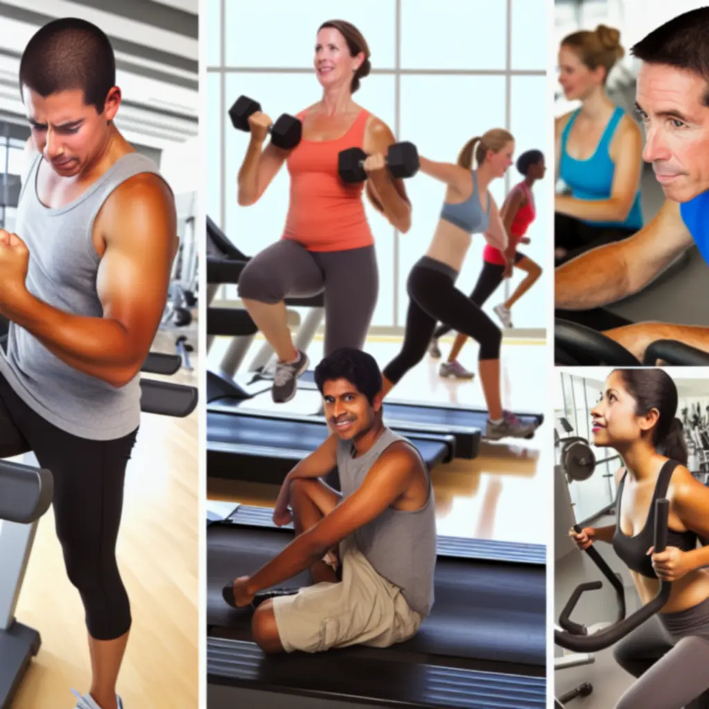 Tagok edzenek a FitZoone modern edzőteremben